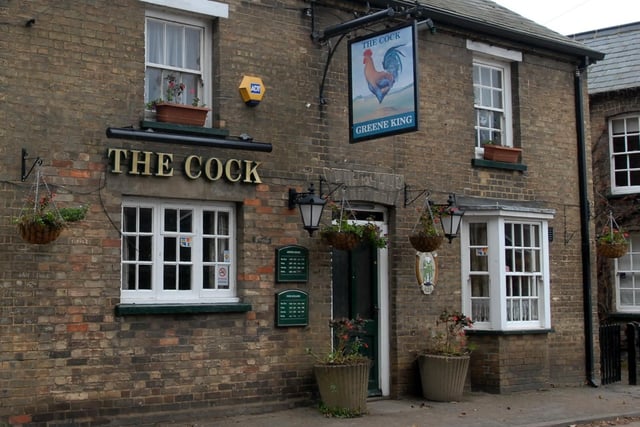 The Cock Inn at 23 High Street, Broom; rated 4 on November 22