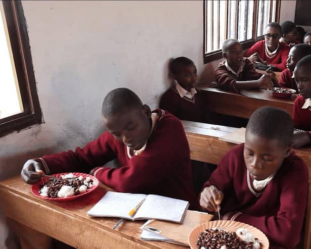 Burundi school children