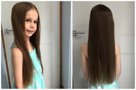 Little Bethany Adams is having her hair cut on Wednesday for charity