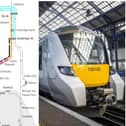 A map of the affected areas. Thameslink states: 'Red and yellow colours are used to show major disruption and also blue to highlight ticket acceptance in place with other operators.' Images: Thameslink.
