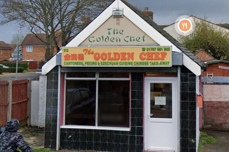 Rated 4: The Golden Chef at 146 St Neots Road, Sandy, Bedfordshire; rated on March 20