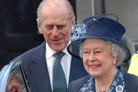 The Royal train stopped at Arlesey station for the Queen and Prince Philip's visit to Bedfordshire