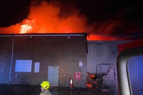 Fire crews at the scene of the incident. Image: Bedfordshire Fire and Rescue Service.