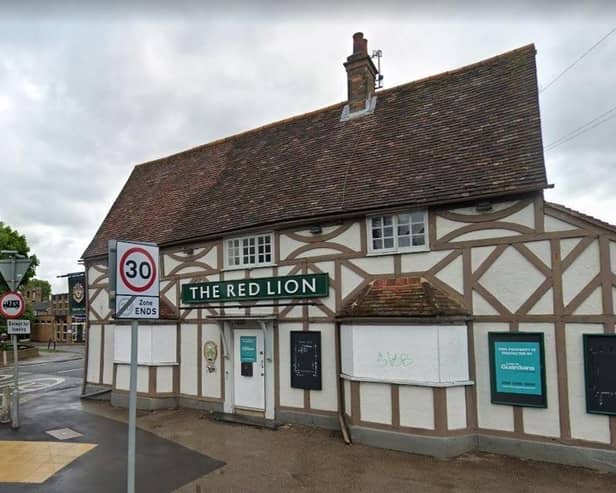 The Red Lion pub in Biggleswade closed in 2019