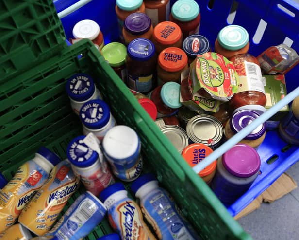 Nationally the need for food banks has increased alarmingly, but in Central Bedfordshire the figures are down. This could be because some centres failed to supply data or because people were using other facilities. Photo: Jonathan Brady Radar
