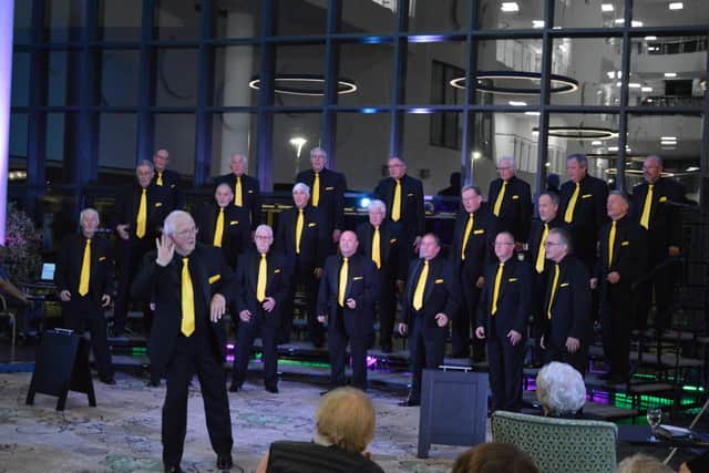 The Shannon Express Barbershop Chorus in concert. Image: Shannon Express Barbershop Chorus.