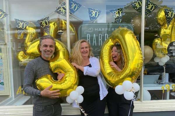 Pictured L to R are: Igor, who has been with the business for two years, owner Jen, and Donna who has worked at Harpers for 27 years