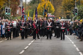Remembrance Day parade in Sandy. Image: Carlos Santino.
