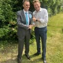 Dave Holland (left) and Richard Tice, leader of Reform UK