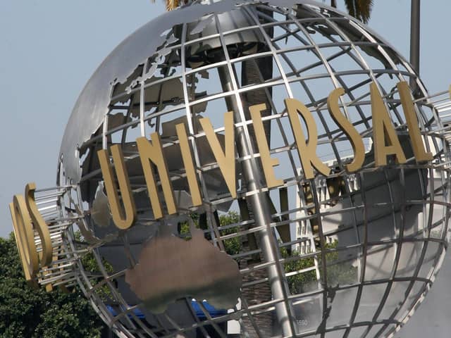 The entrance of  Universal Studios in Hollywood . Picture:  GABRIEL BOUYS/AFP via Getty Images