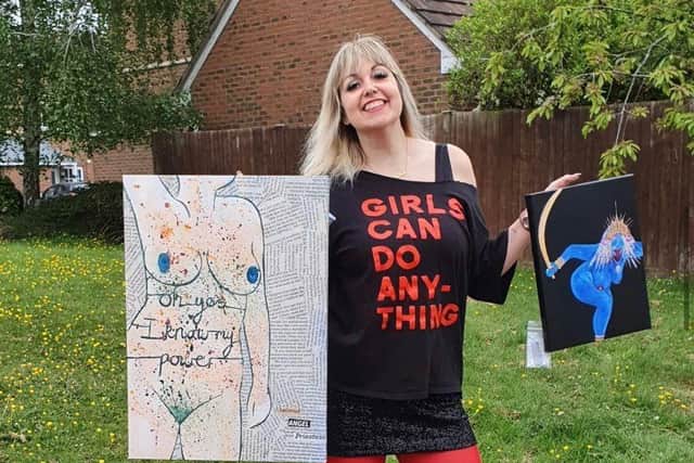 Artist and curator of Unapologetic, Kat Shaw