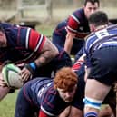 Action from Biggleswade's win over St Ives. Photo: David Kay.