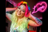Becky aka Miss Angelica Demon who teaches the burlesque class