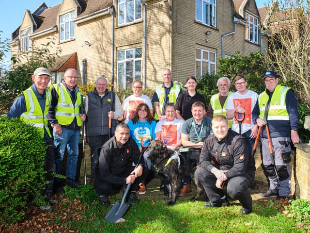 B&Q Biggleswade Community Day team. Picture: Michael Leckie/PinPep