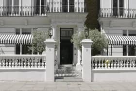 The striking Laslett terrace in Notting Hill