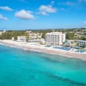 An ariel view of Sea Breeze Beach House in Barbados. Image: Winter Park Photography