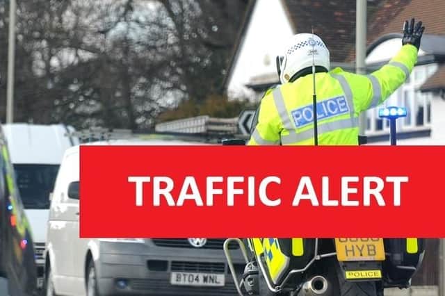 The road is not expected to reopen until this afternoon