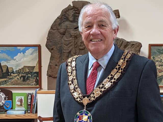 Mayor Martin Pettitt will also be handing out awards at the meeting. Image: Sandy Town Council.