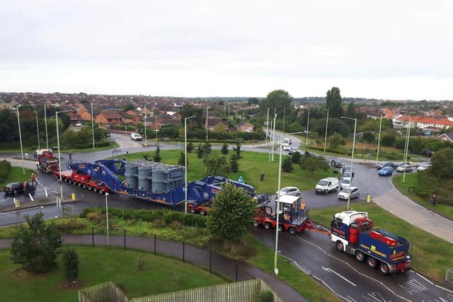 A typical transformer movement by National Grid, coming to Dunton this weekend