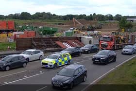 The scene of the incident. Image: National Highways East.