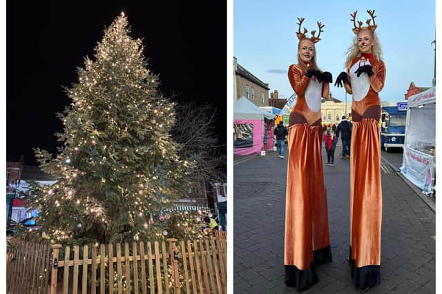 The Christmas Fair and Light Switch On 2024. Images: Biggleswade Town Council.