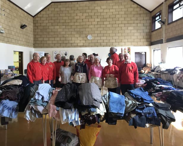 Biggleswade Sandy Lions Club members at their jumble sale in 2022. Image: Biggleswade Sandy Lions Club.