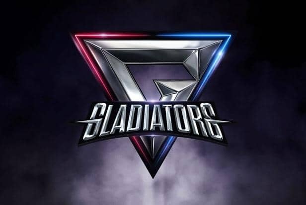 New logo for Gladiators. (Pic credit: BBC)