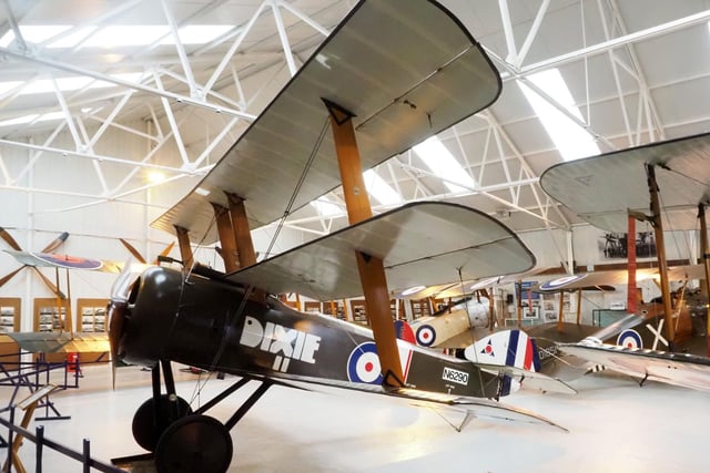 Sopwith Triplane on display in the Collection