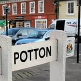 Potton Town Sign