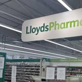 A LloydsPharmacy inside a Sainsbury's store