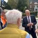 Sir Ed Davey and Emma Holland-Lindsay in Aspley Guide Image: Local Democracy Reporting Service 