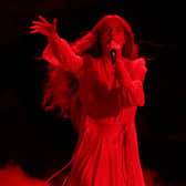 Florence Welch, lead singer of the band of Florence + the Machine