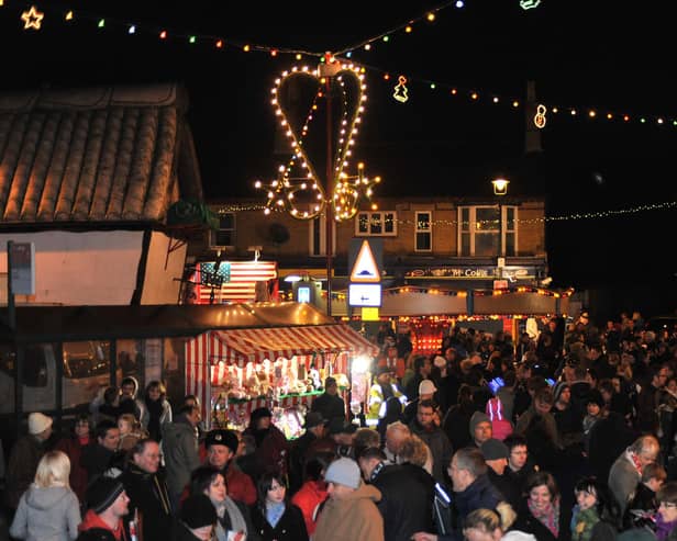 File photo of Sandy Christmas Lights switch-on