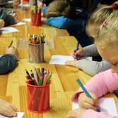 Children in a classroom