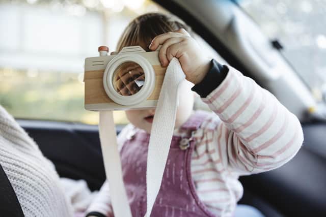 Little explorer in the Road Safari at Woburn Safari Park. Photo: Courtesy of Woburn Safari Park - Two-D Photography.