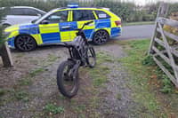 The seized e-Bike. Image: Ampthill Community Policing Team.