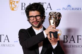 Ben Whishaw with the award for Leading Actor during the 2023 BAFTA Television Awards (Photo by Joe Maher/Getty Images)