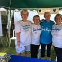 L-R.  Judi Hobbs, Geraldine Clark, Sheila Springell, Christina Boxall