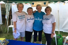L-R.  Judi Hobbs, Geraldine Clark, Sheila Springell, Christina Boxall