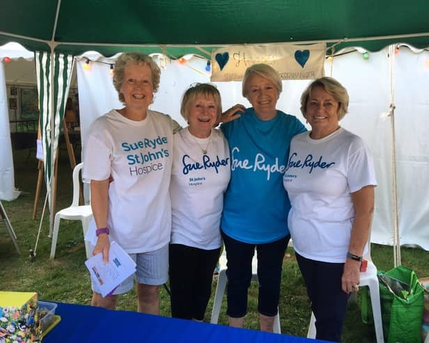 L-R.  Judi Hobbs, Geraldine Clark, Sheila Springell, Christina Boxall