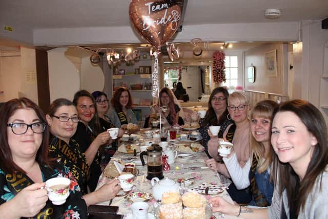 Sian, a teacher, even held a hen party the weekend before the special day, during which they had afternoon tea with a group of close friends.