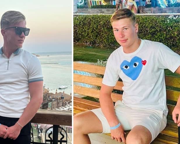Archie Ray and Ash Fisk. Pictures supplied by Bedfordshire Police