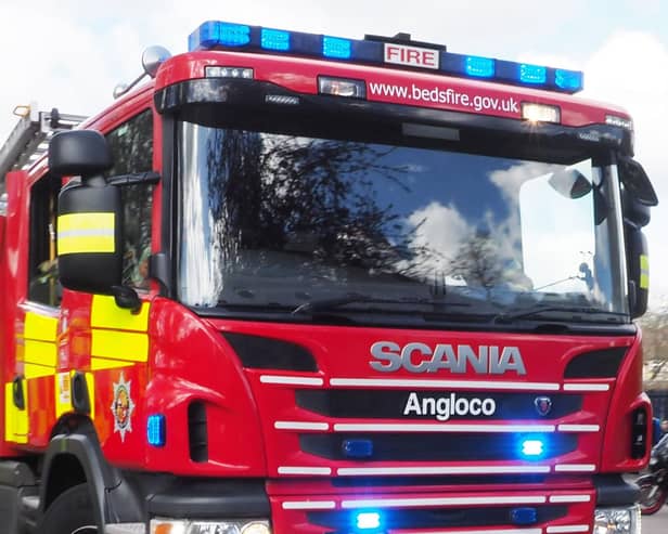 Bedfordshire Fire & Rescue Service. Picture: Tony Margiocchi