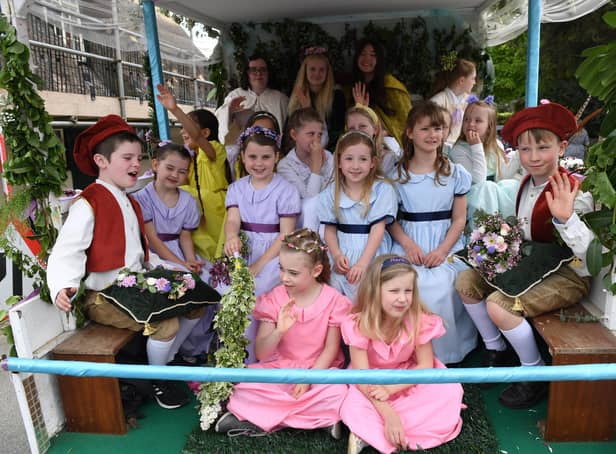 The Ickwell May Day celebrations returned on Monday