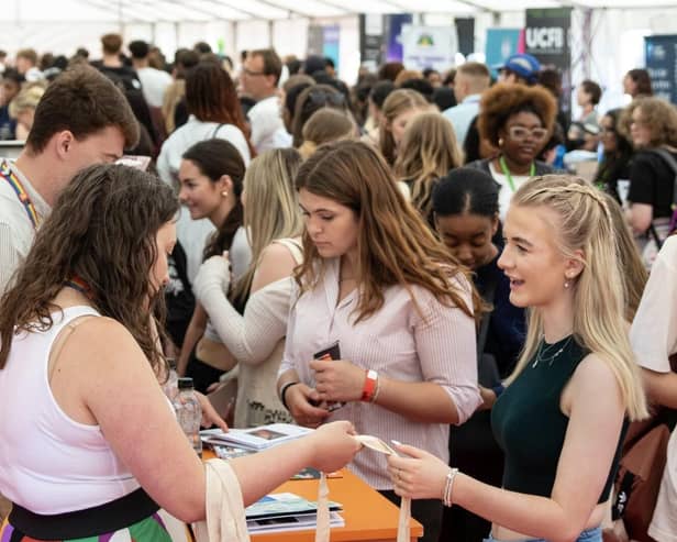 Prospective students packed-out the 2023 UCAS event