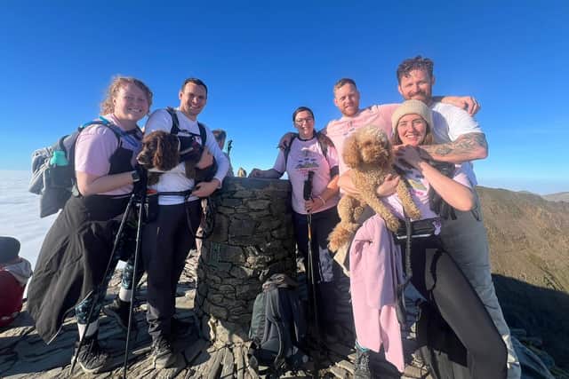 'We did it': Daniel and Georgie's Peak Day for Esme climb was a great success