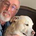 Peter with his beloved rescue dog Pippa who sadly passed away this year - Animal News Agency