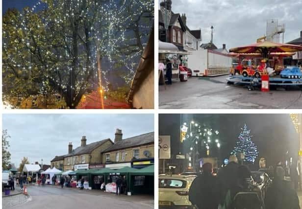 The Christmas Lights Switch-On in Sandy last year. Credit: Nicola Sewell, Town Clerk.