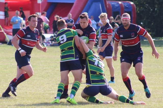 Action from Saturday's win over Luton.
