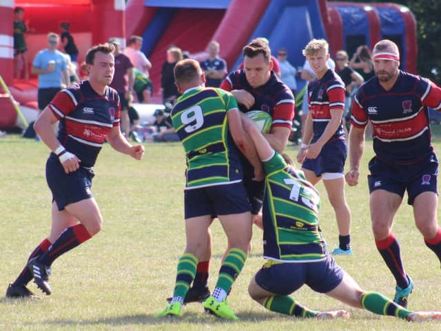Action from Saturday's win over Luton.